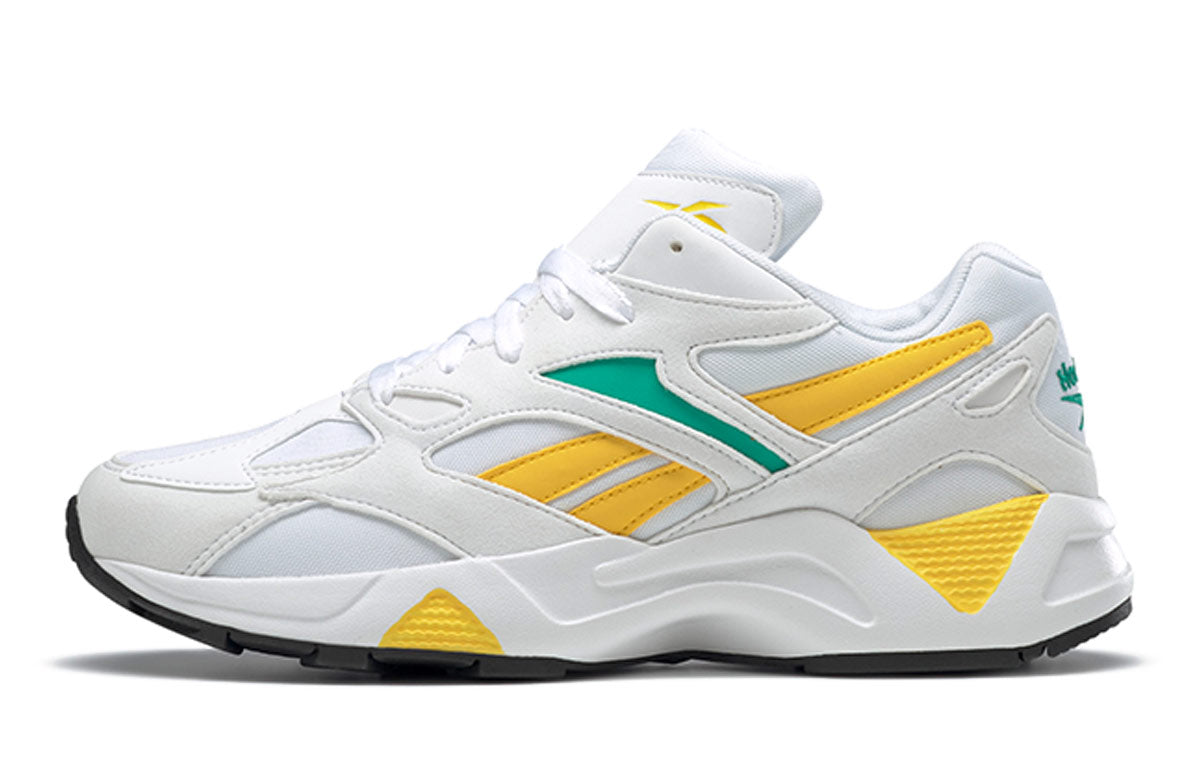 (WMNS) Reebok Aztrek 96 'White Toxic Yellow' DV8527