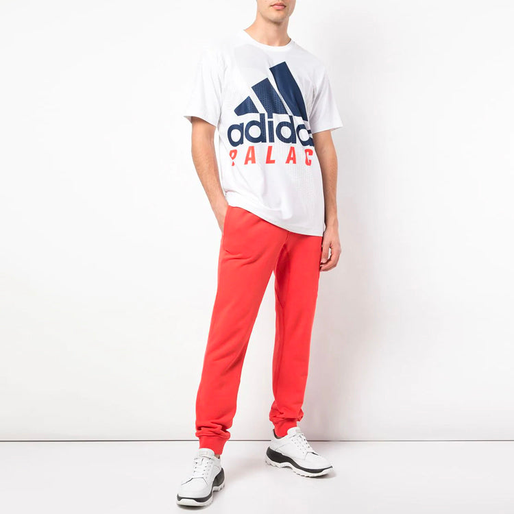 adidas x PALACE Crossover Loose Alphabet Short Sleeve Unisex 'White' CZ5906