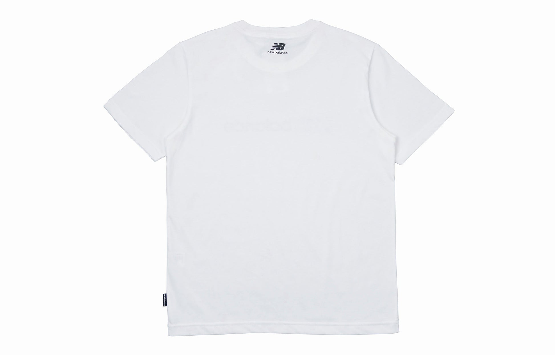 New Balance Casual Sports Logo Printing Short Sleeve Couple Style White NEA2E013-WT
