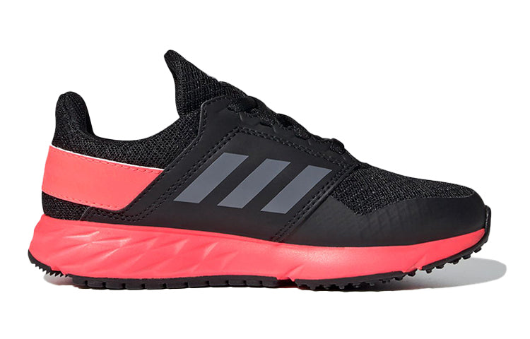 (GS) adidas Fortafaito Running 'Black Red' FX4717