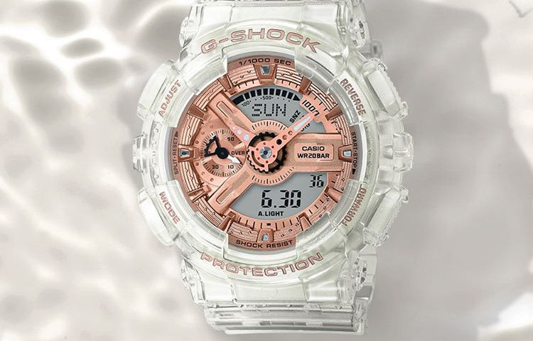 CASIO G-Shock Analog-Digital 'White' GMA-S110SR-7A