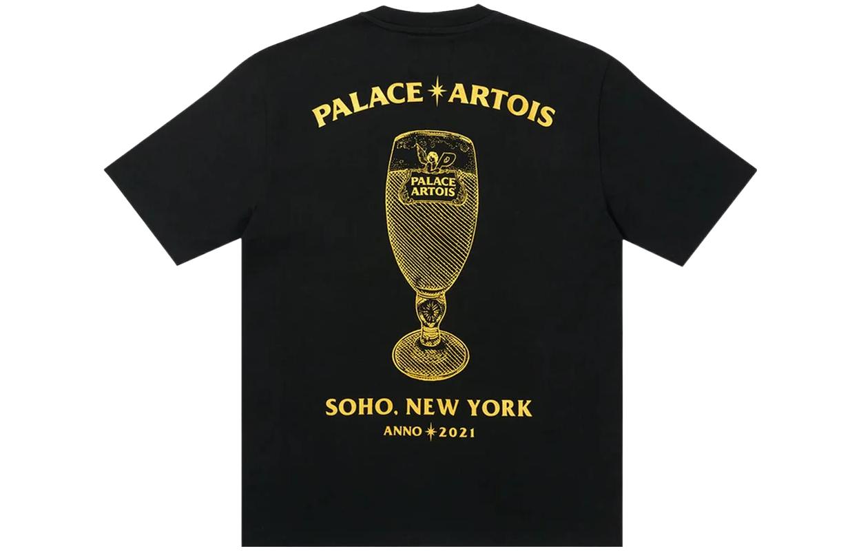 Palace X Stella Artois FW21 T-Shirt 'Black' P21STTS003