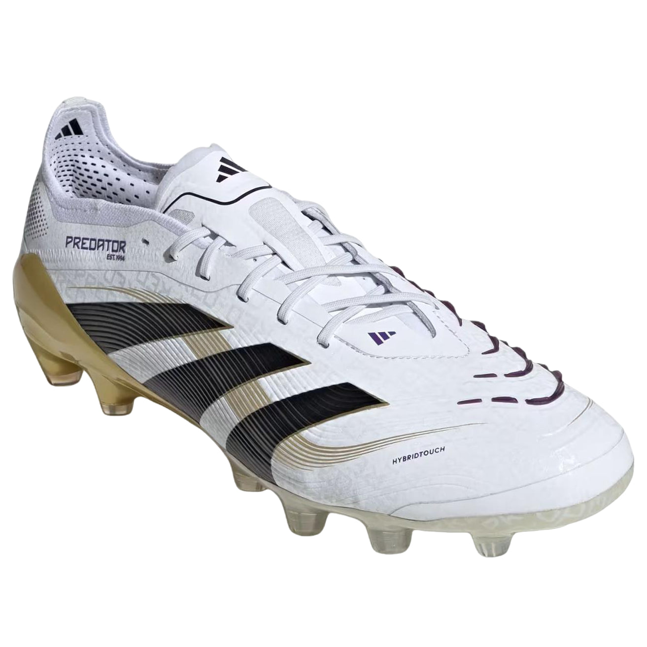 adidas Predator Elite HG/AG 'Cloud White Core Black Gold Metallic' JR4489