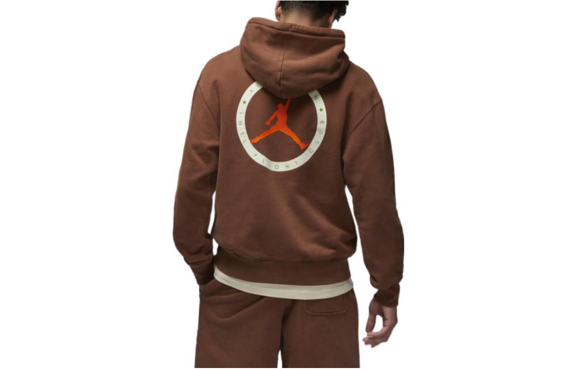 Air Jordan Drawstring Hoodie Asia Sizing 'Brown' DV7024-262