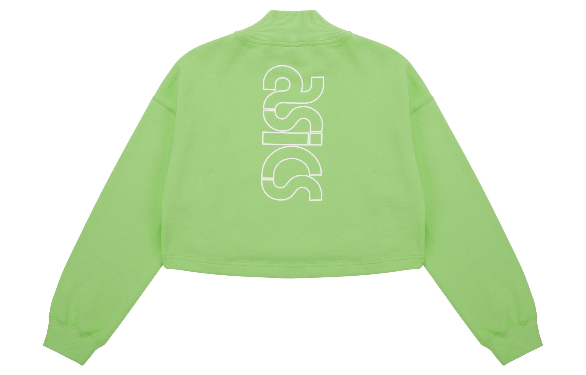 (WMNS) ASICS x Rick and Morty Crossover Retro Sports Half Turtleneck Pullover Light Green Hoodie 2202A038-300