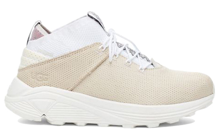 UGG Miwo Cowhide Breathable Mesh Sports Shoe White 1108039-WHT