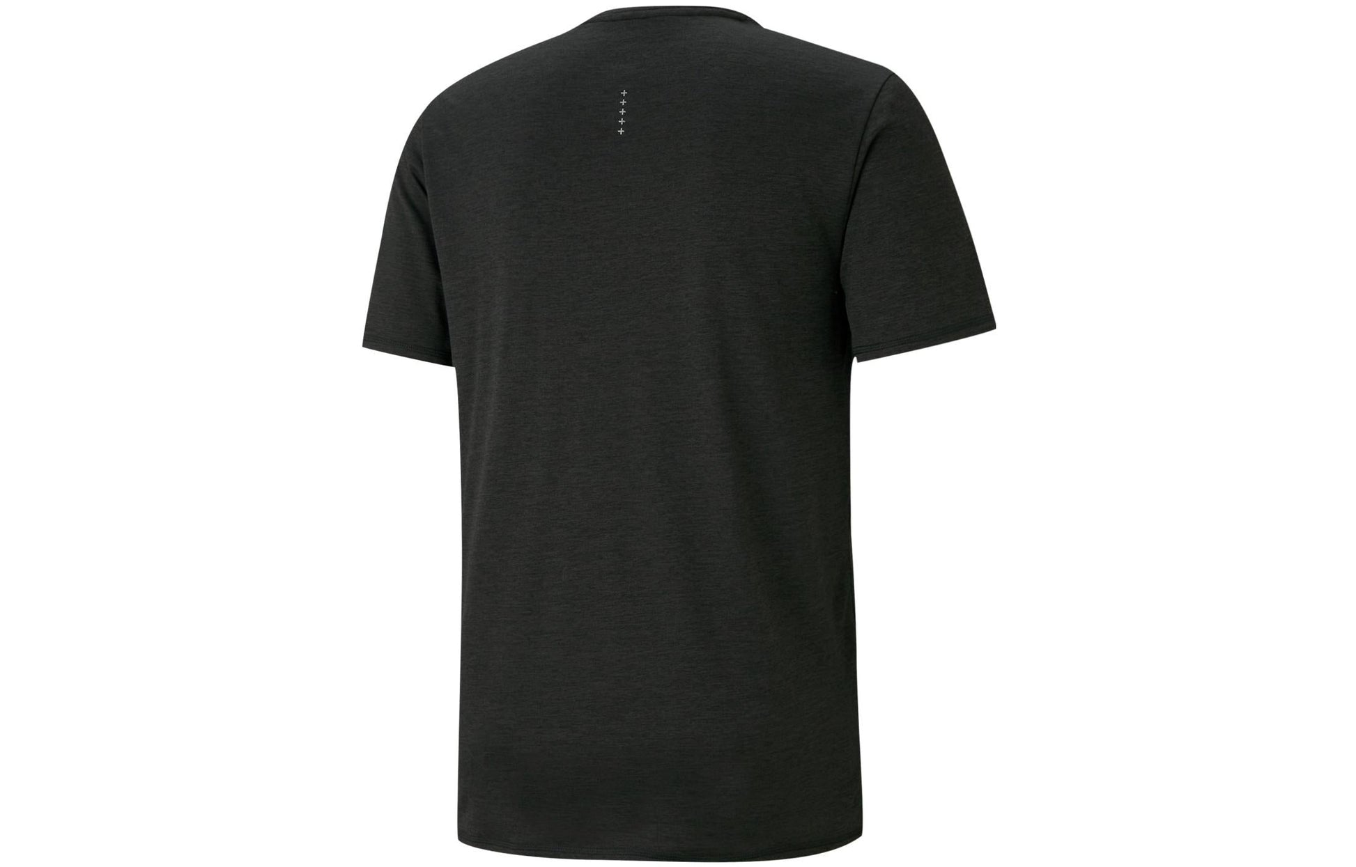 PUMA Running Heather Short Sleece T-shirt 'Black' 520610-01