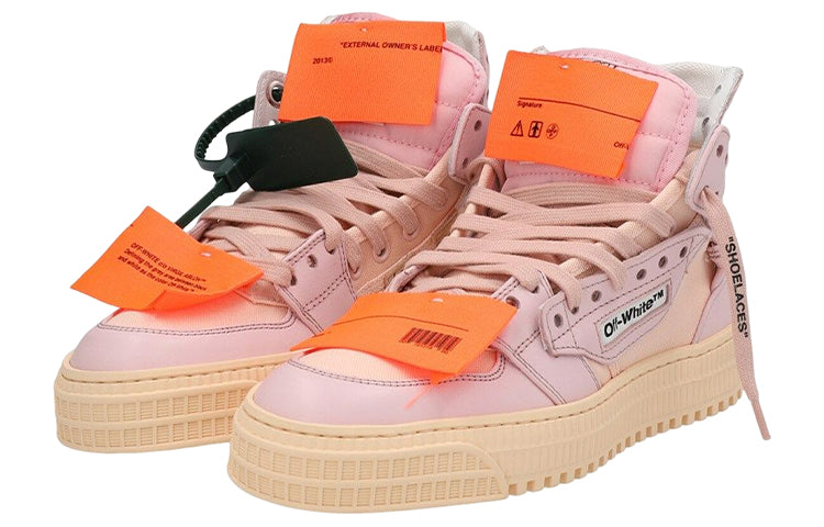 (WMNS) Off-White Off Court 3.0 High-Top Sneakers 'Pink Beige' OWIA112C99LEA00230303030