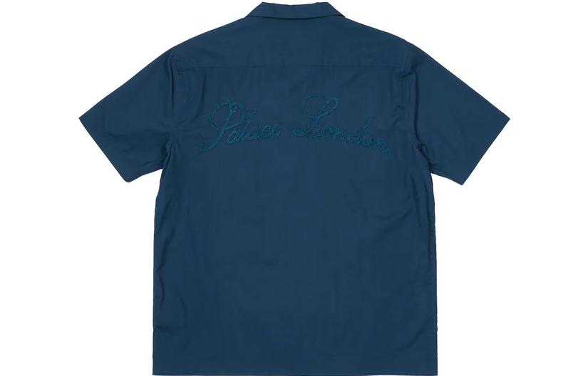 Palace SS22 Rose Chain Shirt 'Navy' P23SHT018