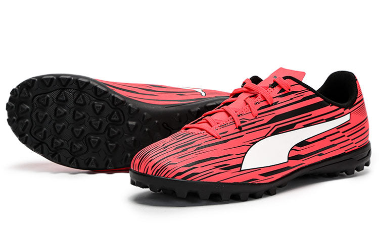 (GS) PUMA Rapido III TT Jr Soccer Shoes K 'Red Black' 106579-01