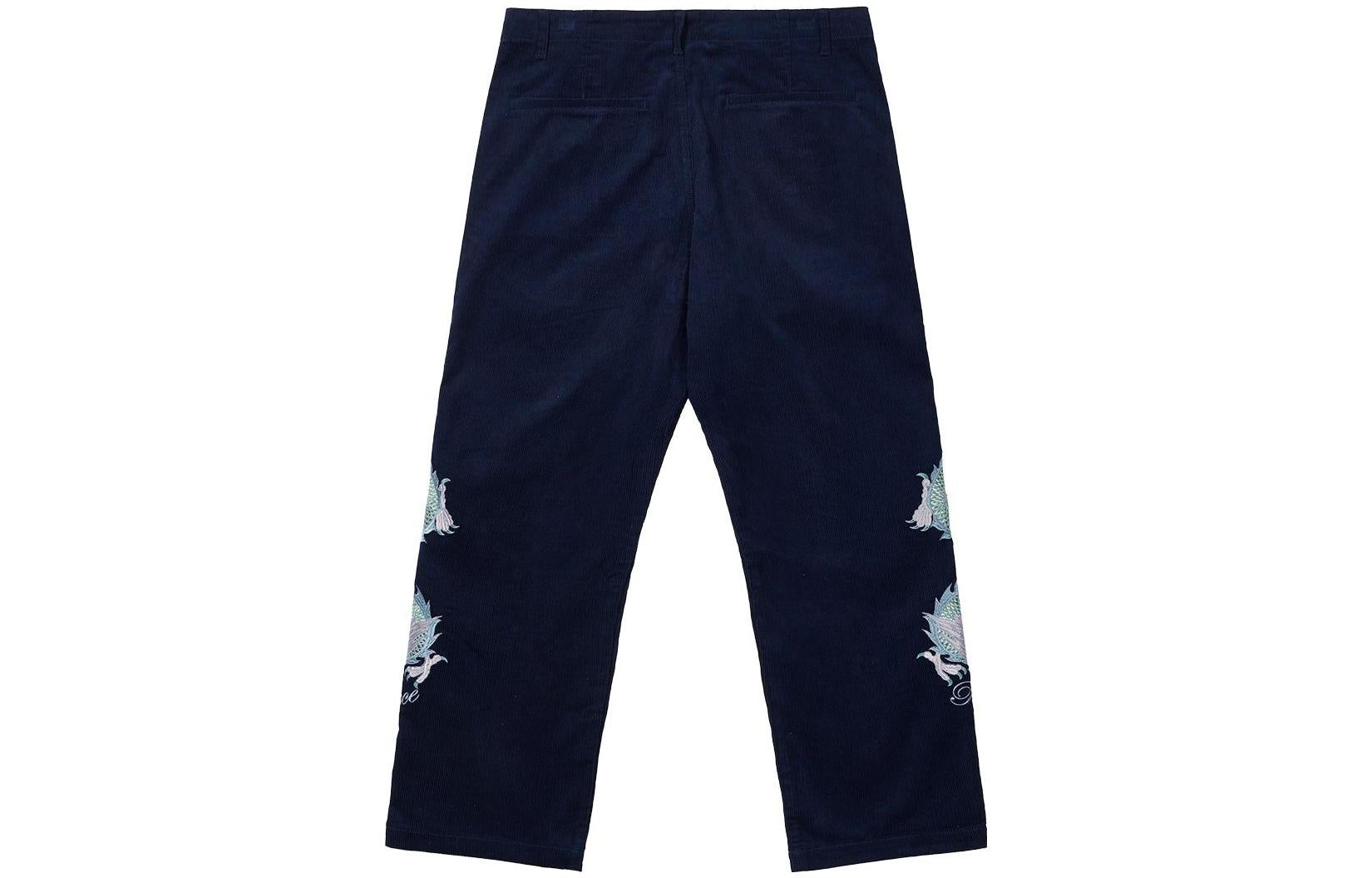 Palace Double Dragon Tour Plain Pant 'Navy' P23T042