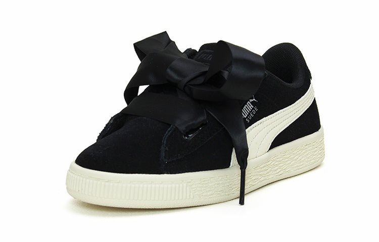 (PS) PUMA Suede Heart Jewel Ps Sneakers Black 365139-03