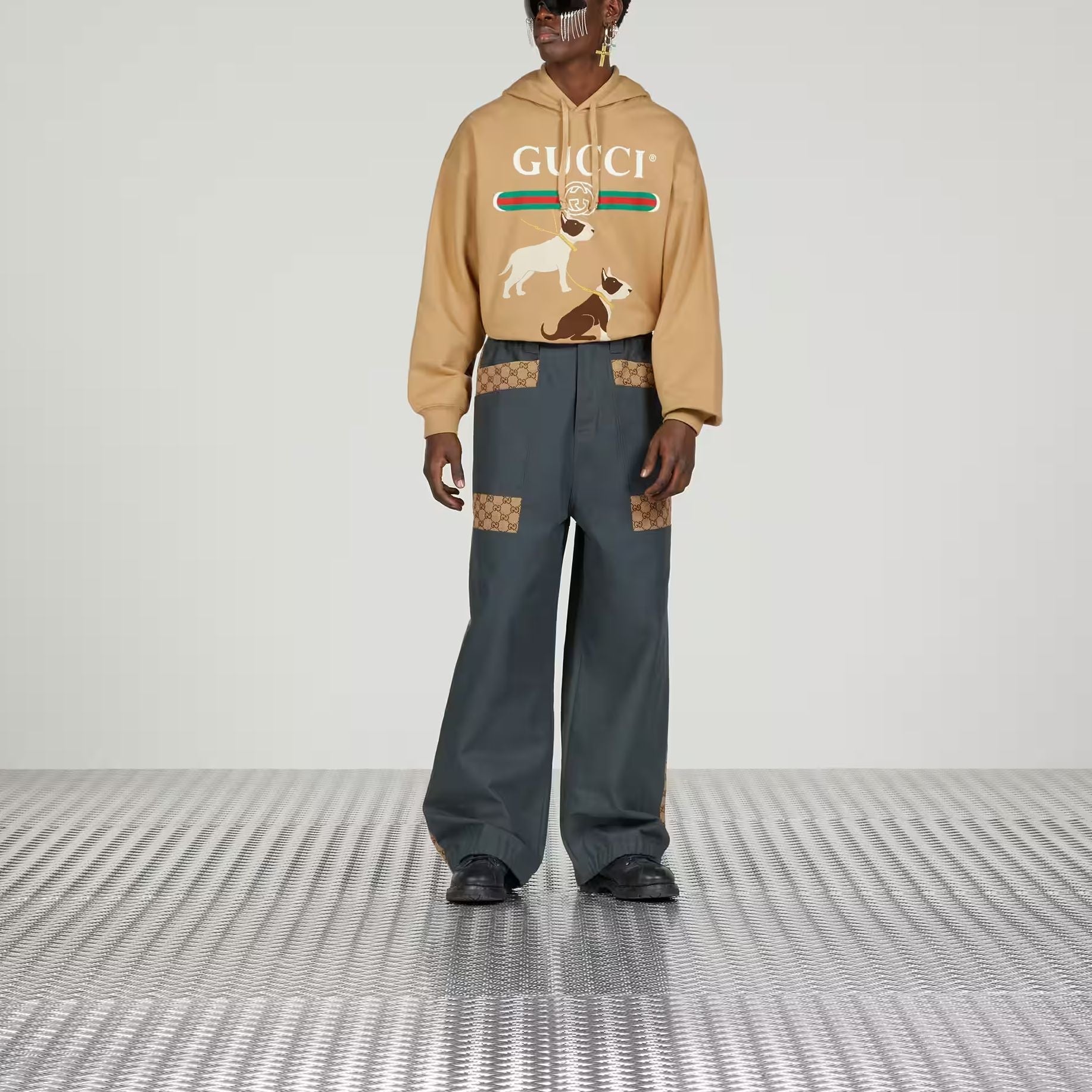Gucci Cotton Jersey Sweatshirt 'Camel' 721427-XJFL5-2293