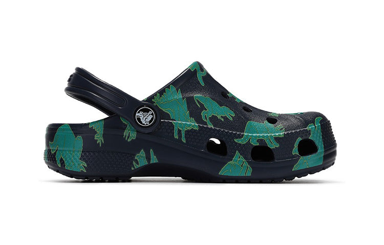 Kids Crocs Classic clog Sports sandals 'Green Black' 207017-4HQ