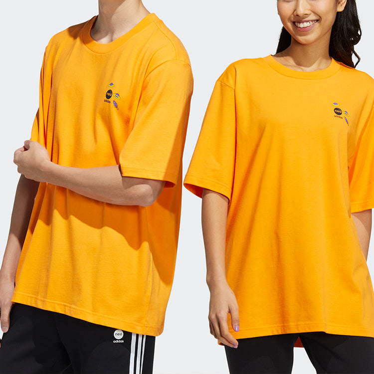 adidas Neo Graphic T-Shirts 'Yellow' HC9749