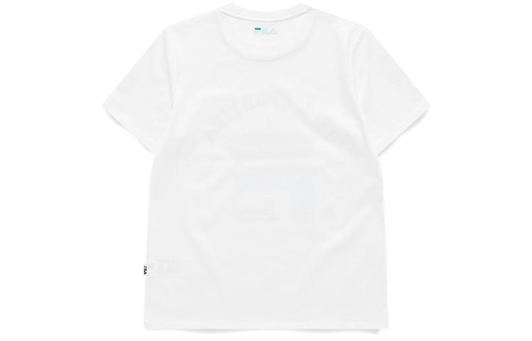 (WMNS) Fila FUSION Baseball Short Sleeve White T-Shirt T11W122104F-WT