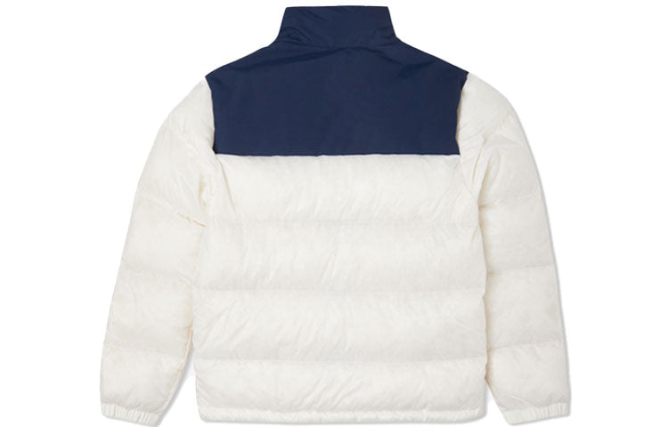 Converse Short Down Jacket Asia Sizing 'White Midnight Navy' 10022767-A01