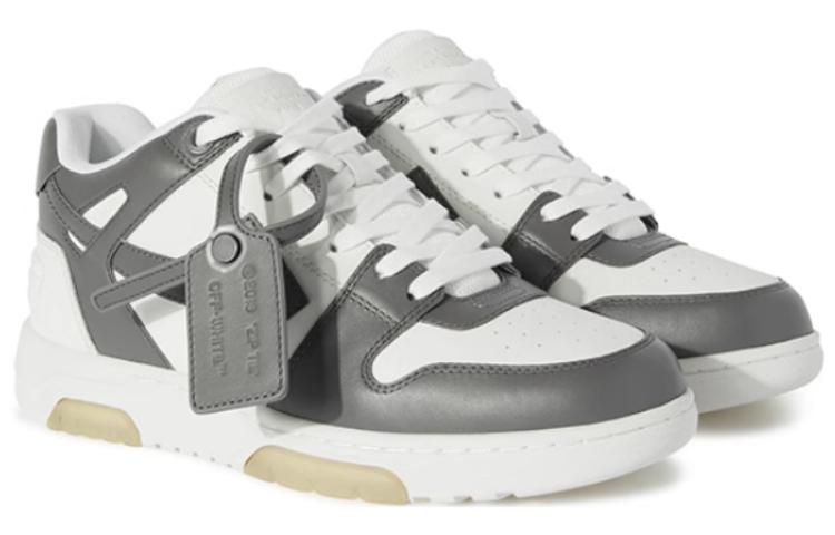 Off-White Out Of Office Low-Top Sneaker 'Grey White' OMIA189T23LEA0040701