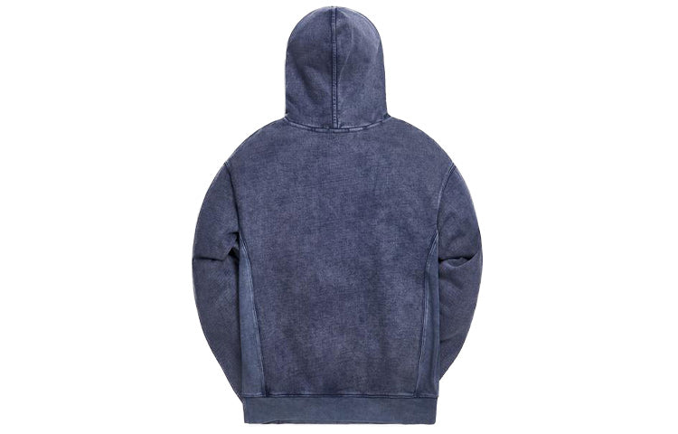 KITH Williams III Crystal Wash Fleece Washed Unisex Navy Blue KH2429-102