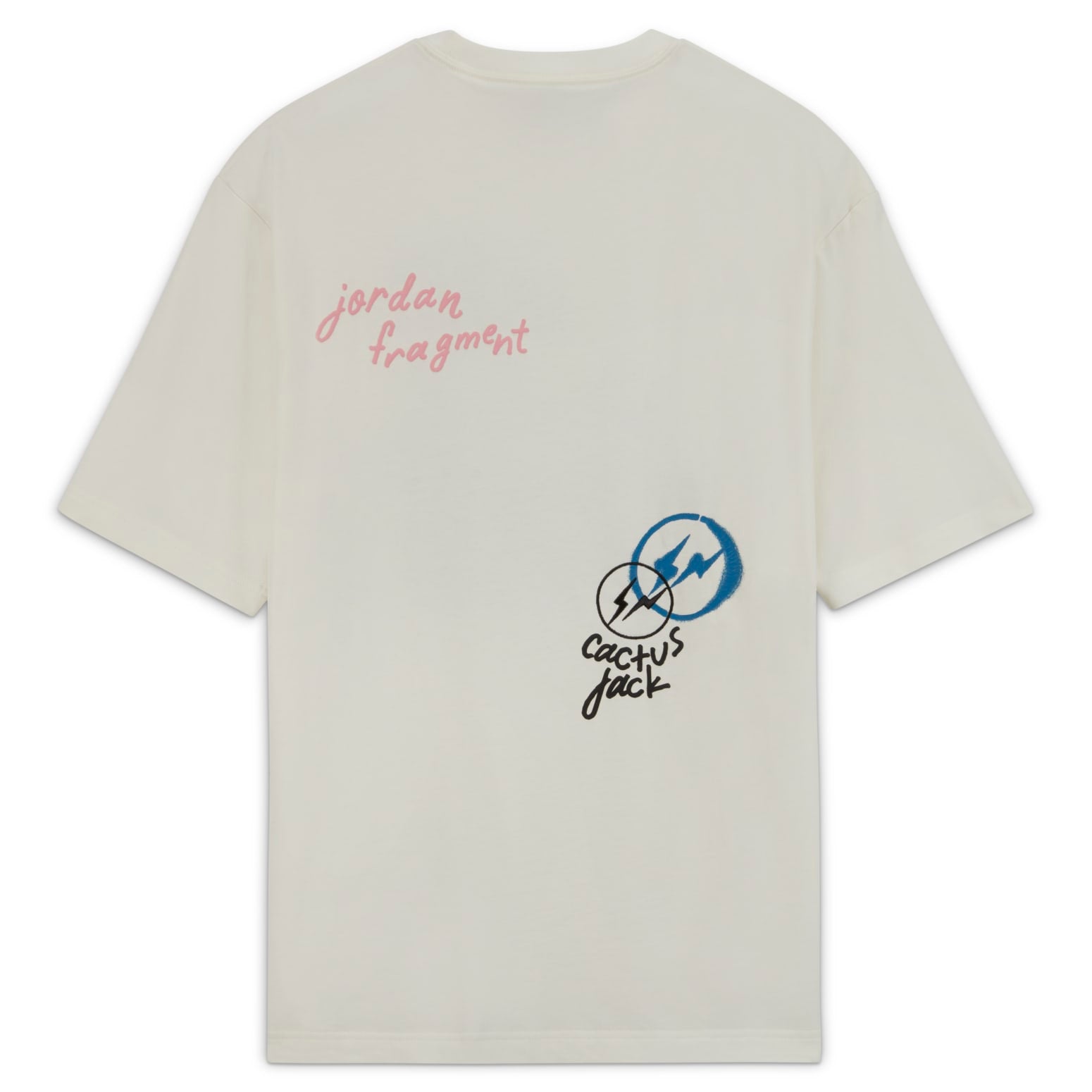 Air Jordan x Travis Scott x Fragment Design T-Shirt Asia Sizing 'White Blue' DJ0620-133