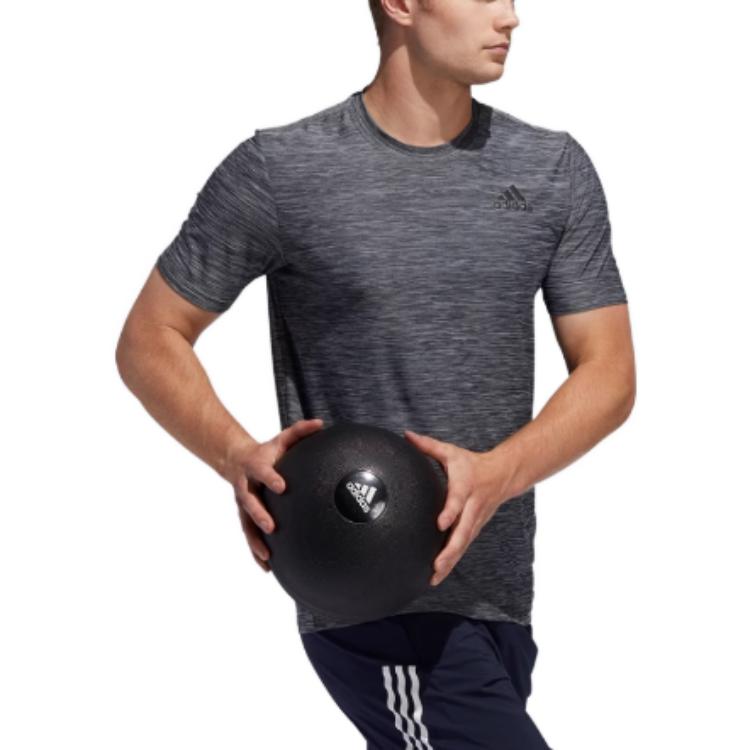 adidas All Set Tee 'Black Melange' FL8478