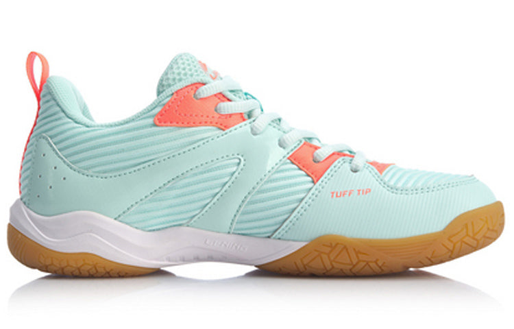 (WMNS) Li-Ning Sound Badminton Training Shoes 'White Mint Pink' AYTQ036-3