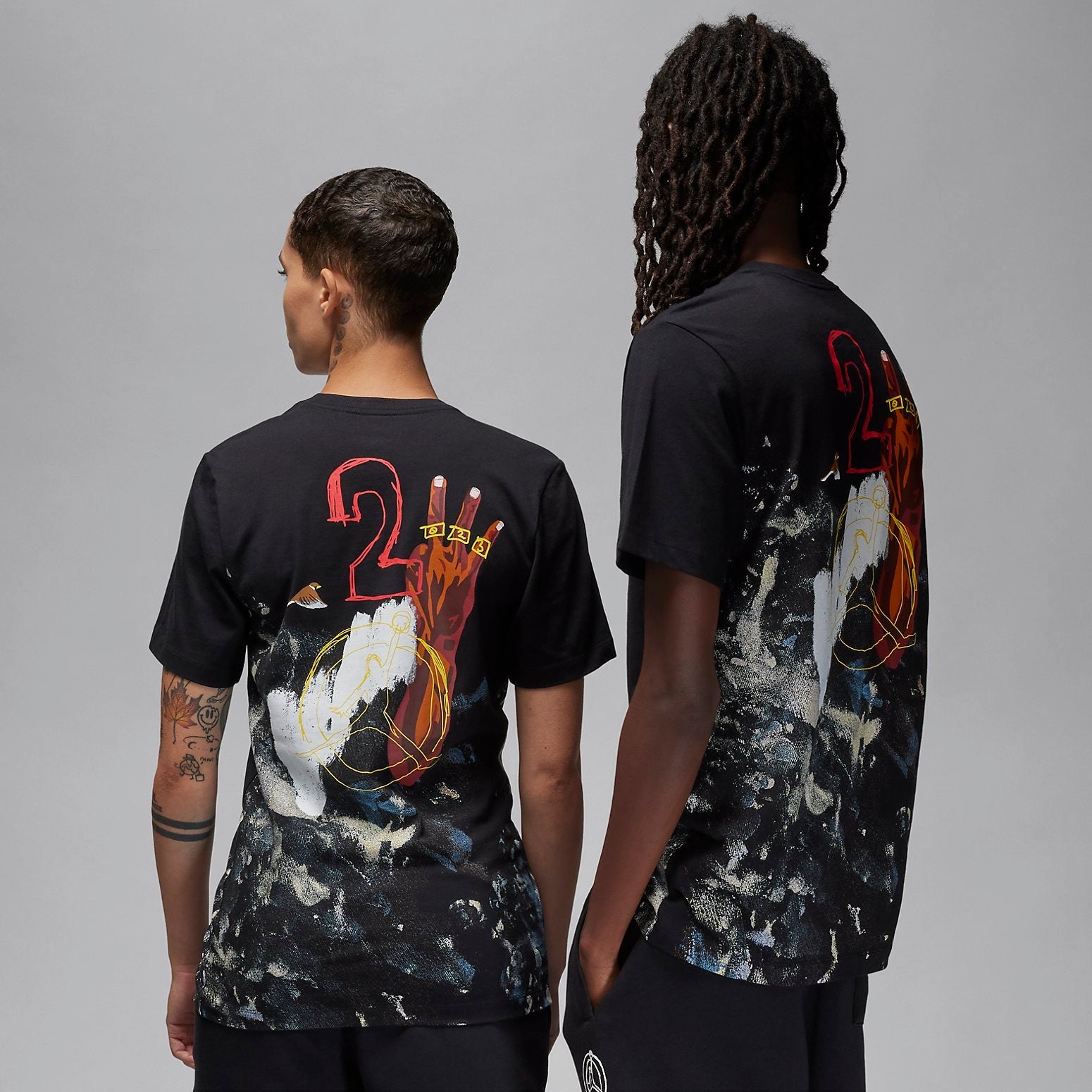 Air Jordan Flight Artist Series T-Shirt 'Nero' FB7408-010