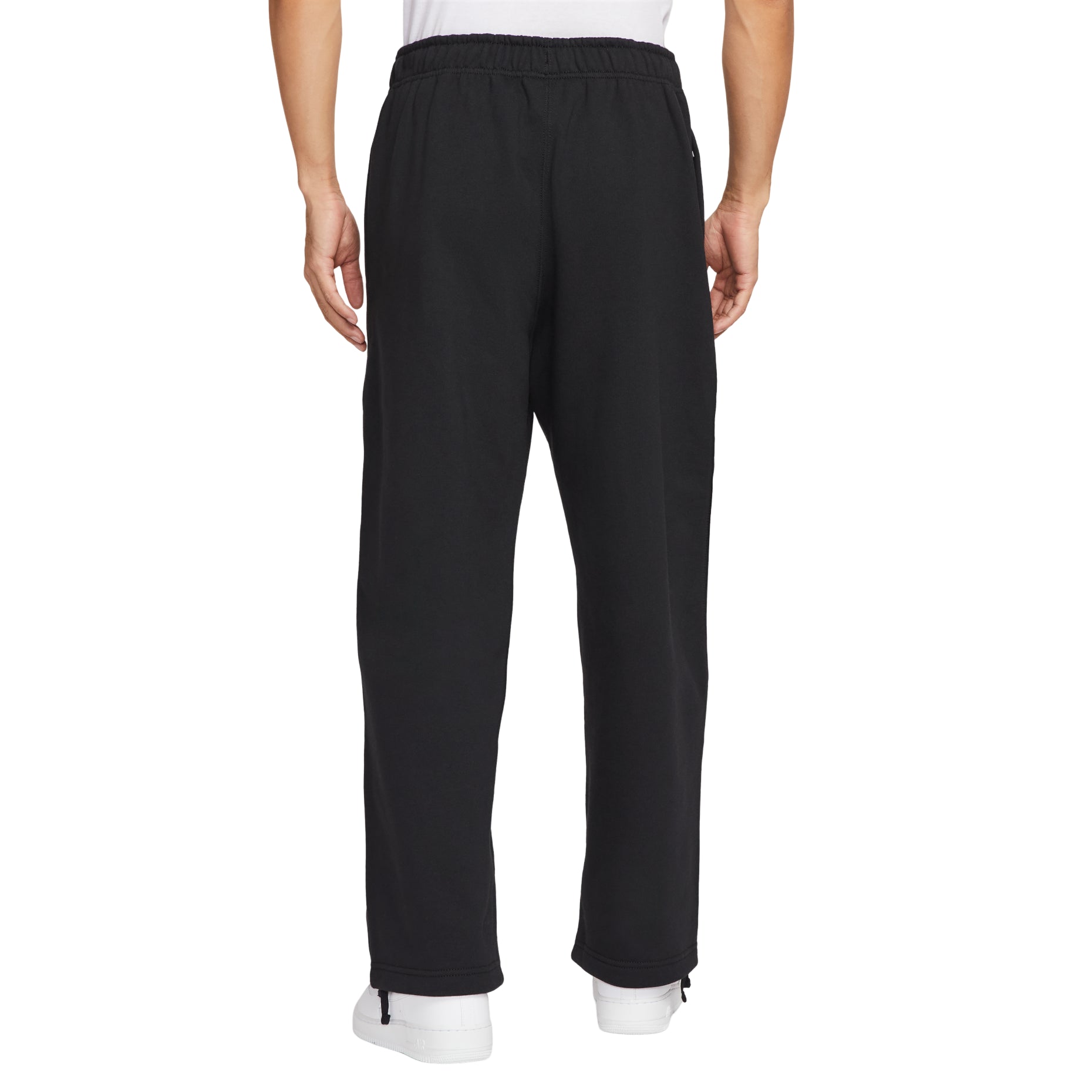 Nike Solo Swoosh Fleece Straight-Leg Trousers 'Black' HV1091-010