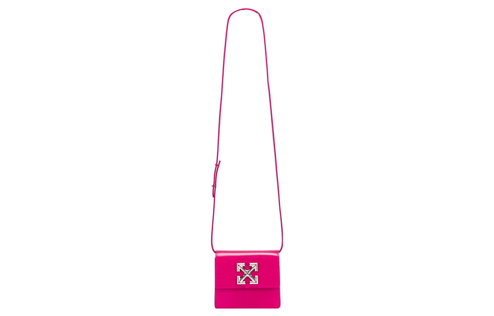 (WMNS) Off-White Jitney 0.7 Shoulder Bag 'Pink' OWNA093F197190502800