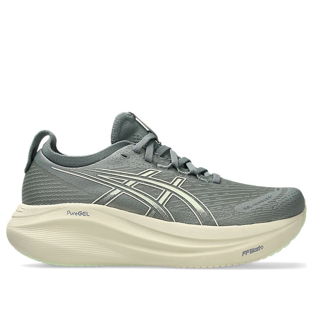 (WMNS) Asics Gel-Nimbus 27 'Monument Blue Whisper Green' 1012B753-402