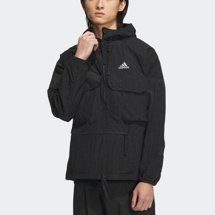 adidas City Escape Loose Fit Ripstop Half Zip Anorak IA9401