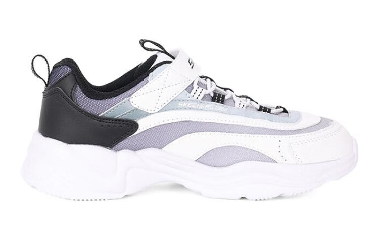 (GS) Skechers Lite Styles 'White Black Grey' 303903L-WBK