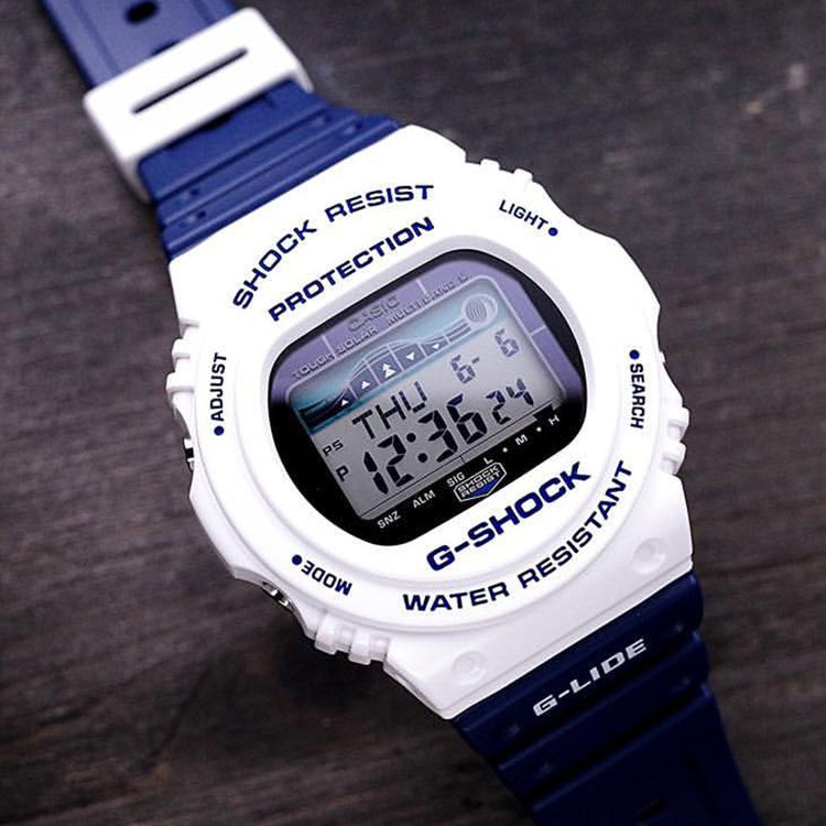 CASIO G-Shock Digital 'White Blue' GWX-5700SS-7D