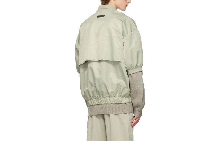 Fear of God Essentials SS22 Green Nylon Jacket Seafoam FOG-SS22-580