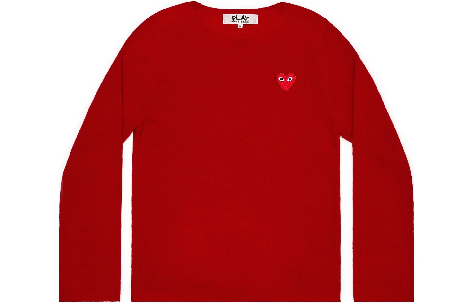 (WMNS) COMME des GARCONS PLAY L/S Basic T-Shirt Red Emblem 'Red' AZ-N067-051-4