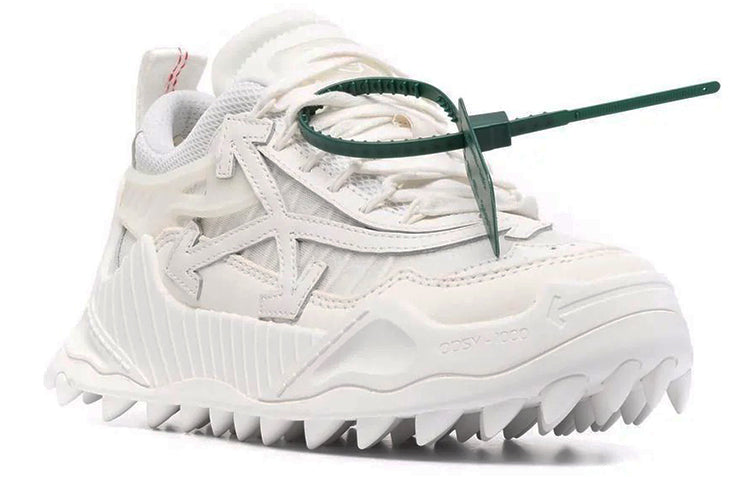 (WMNS) Off-White Odsy-1000 'White Green' OWIA180C99FAB0010100