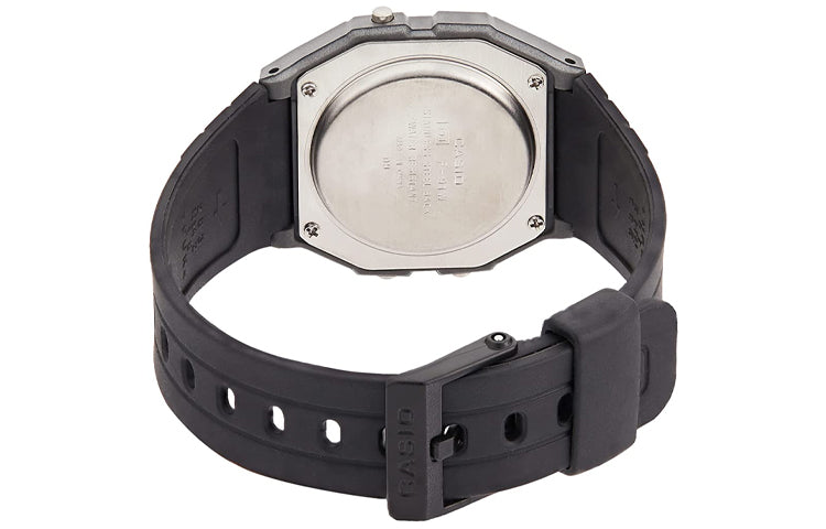 CASIO Waterproof Unisex Mens Black/Grey Digital F-91WM-1B