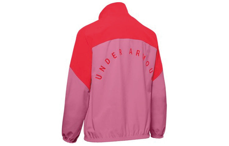 (WMNS) Under Armour Woven Anorak Jacket Pink 1351793-691