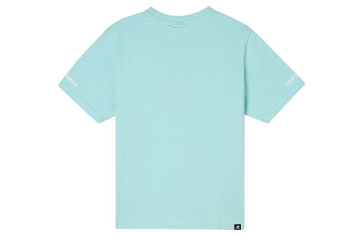 (WMNS) New Balance Logo Embroidered Sports Round Neck Short Sleeve Green T-Shirt AWT12324-WMI