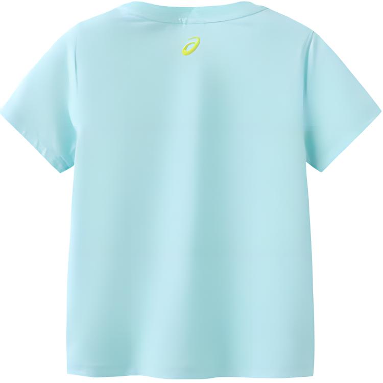 (GS) ASICS Graphic Logo T-shirt 'Sky Blue' 332241173036-89GR
