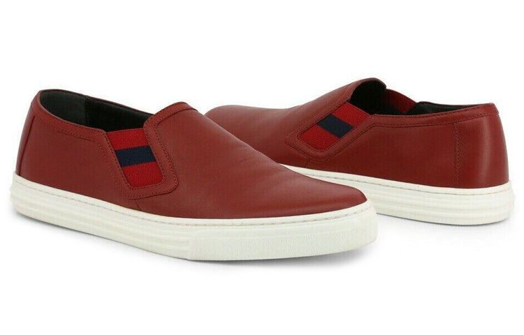 (WMNS) Gucci Leather Low 'Maroon' 473974-A3850-6078