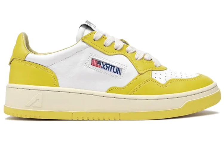 (WMNS) AUTRY Medalist Low Top Bicolor 'White Yellow' AULW-WB23