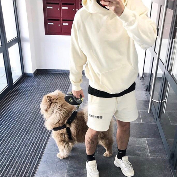 Fear of God Essentials FW18 Graphic Sweat ShortsWhite FOGPAMZ-WH-01