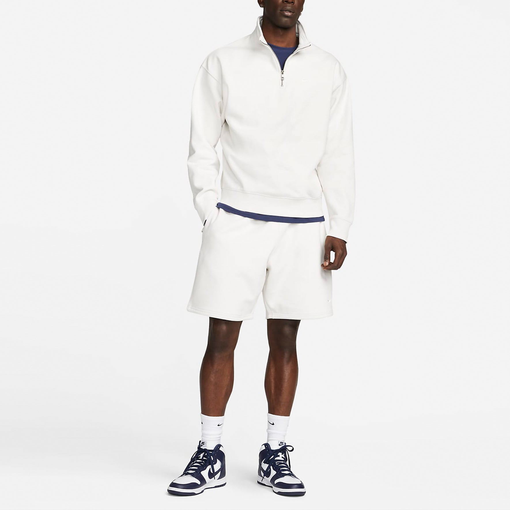 Nike NRG Solo Swoosh Fleece Shorts 'Phantom White' DV3055-030