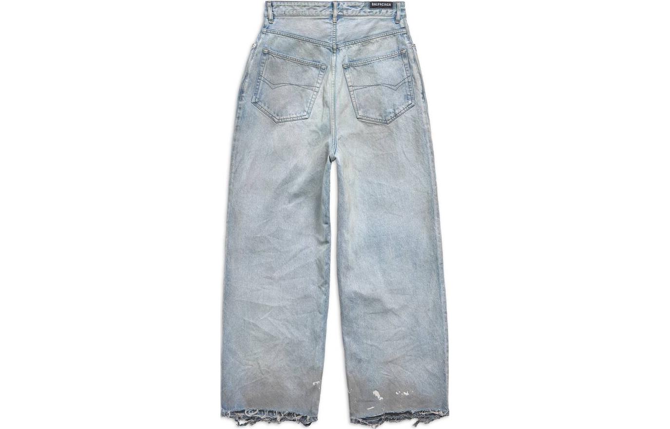 Balenciaga Baggy Pants 'Blue' 745213TDW144016