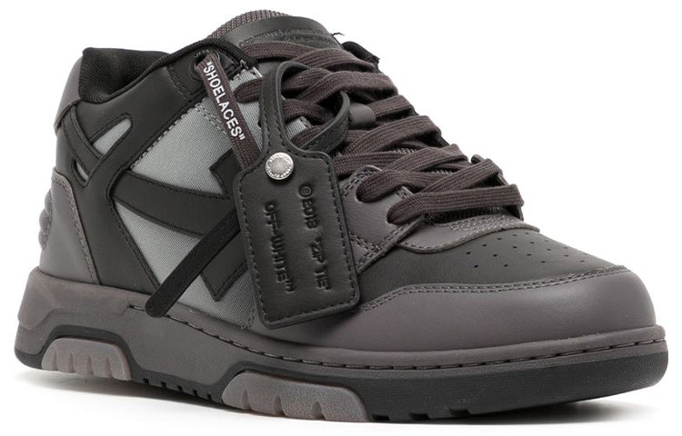 Off-White Out Of Office Low-Top Sneaker 'Black Teal' OMIA189S23LEA0021005