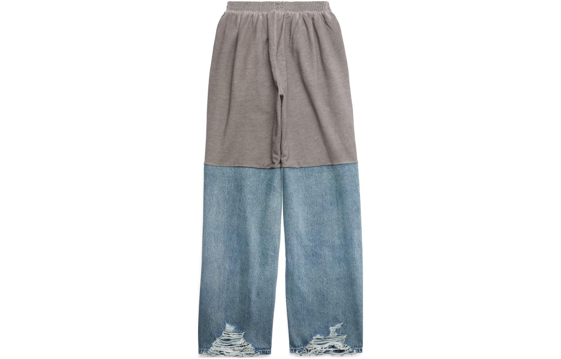 Balenciaga Patched Sweatpant 'Grey Indigo' 745264TNW014012
