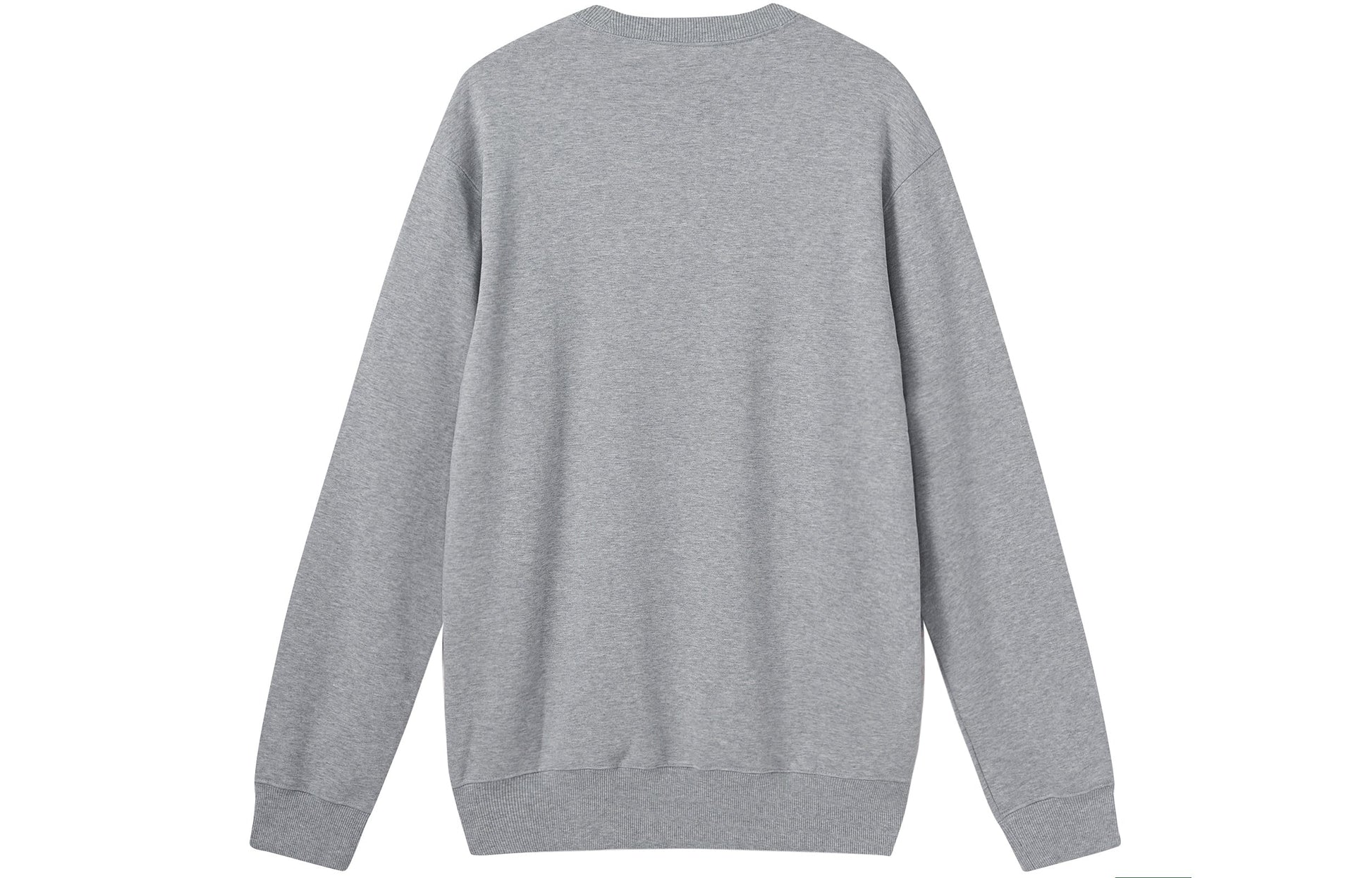 Men's adidas Round Neck Training Sports Knit Casual Gray HE4351