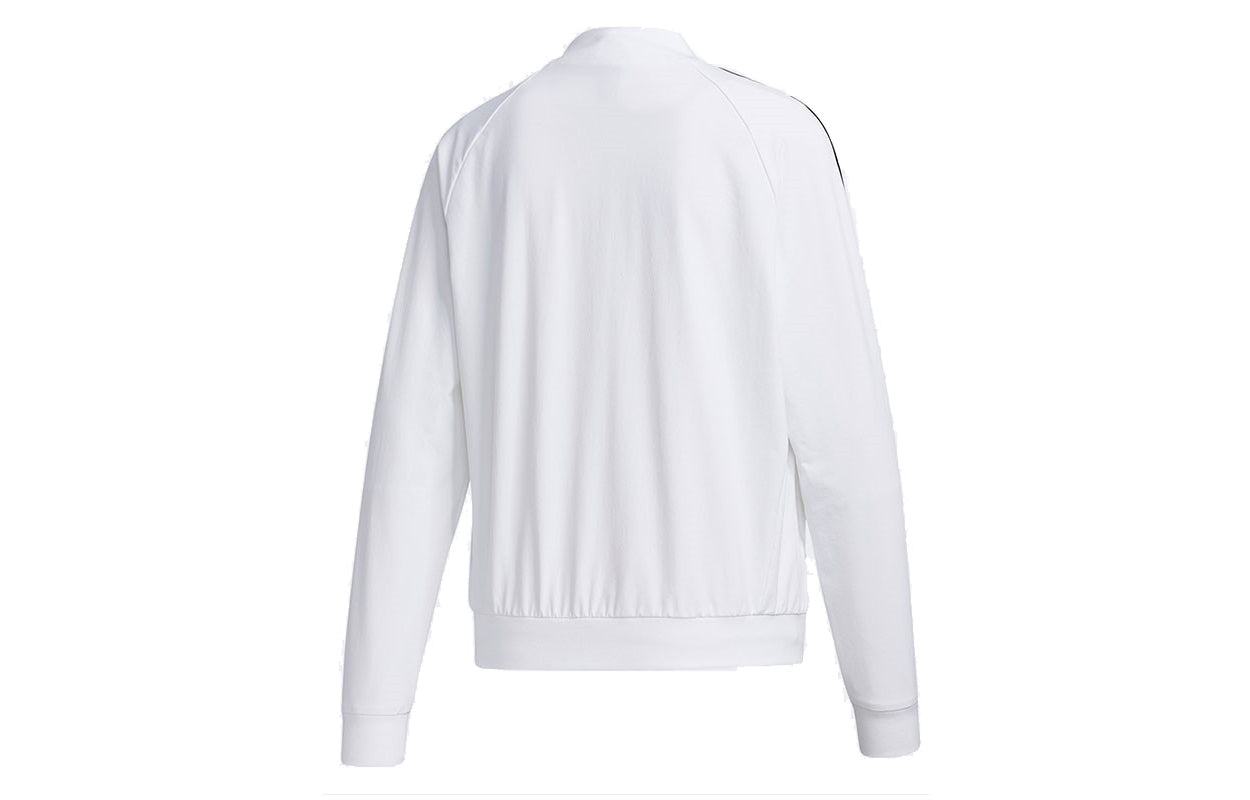 (WMNS) adidas Mh Wv 3s Bomber Sports Tatting Jacket White GF0182
