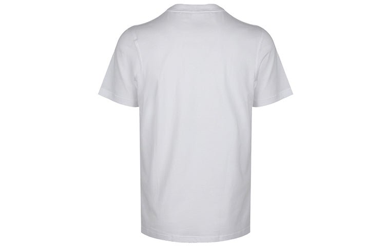 adidas originals Embroidered Shoe Printing Short Sleeve White ED6929